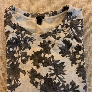 J.Crew Faded Flowered Sweatshirt